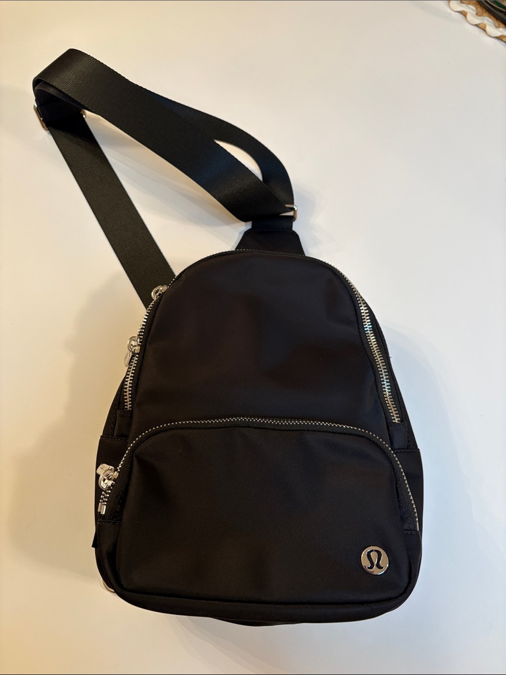 lululemon athletica Black Crossbody Sling Bag